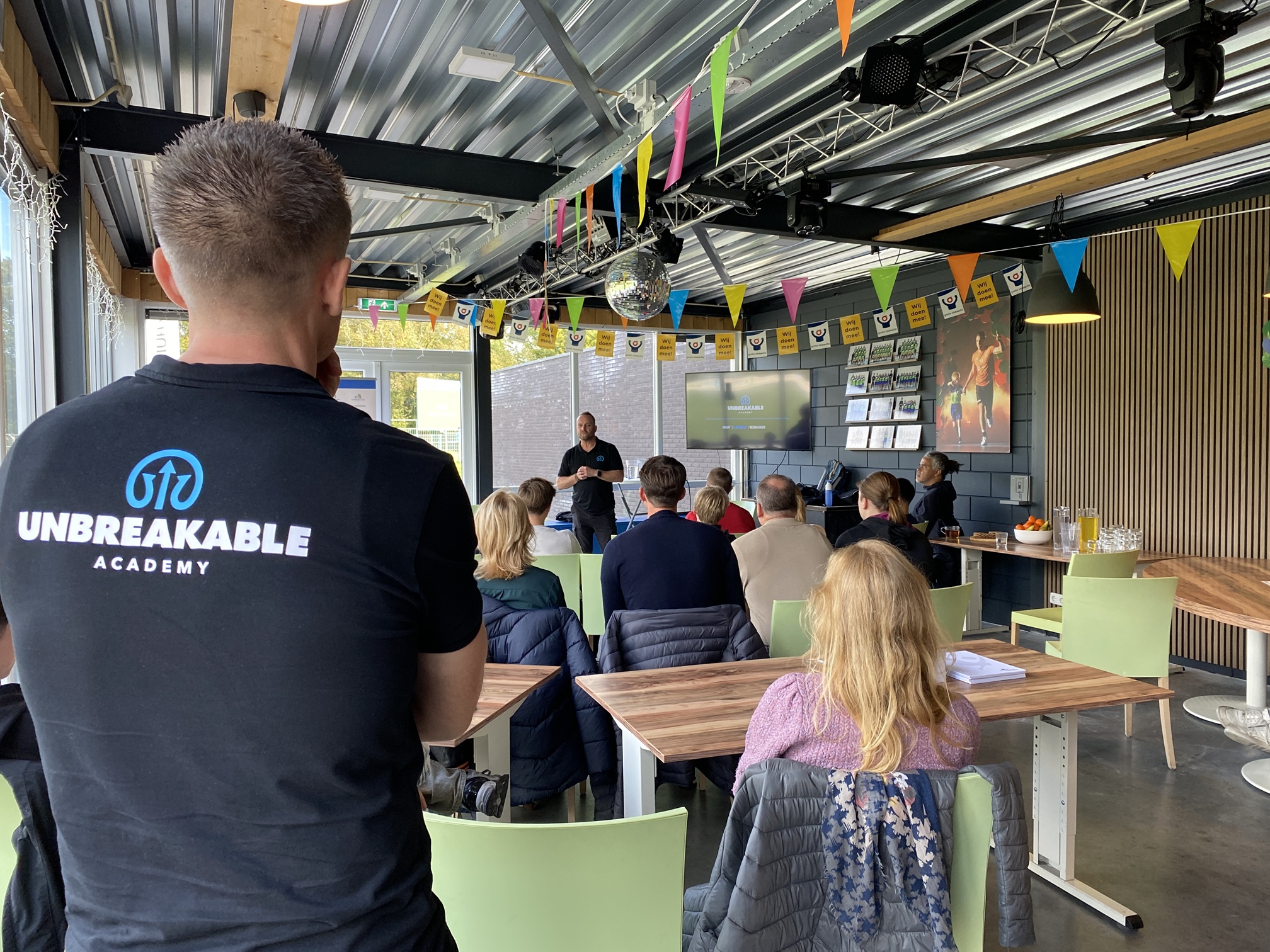 Workshop presentatie van Unbreakable Academy